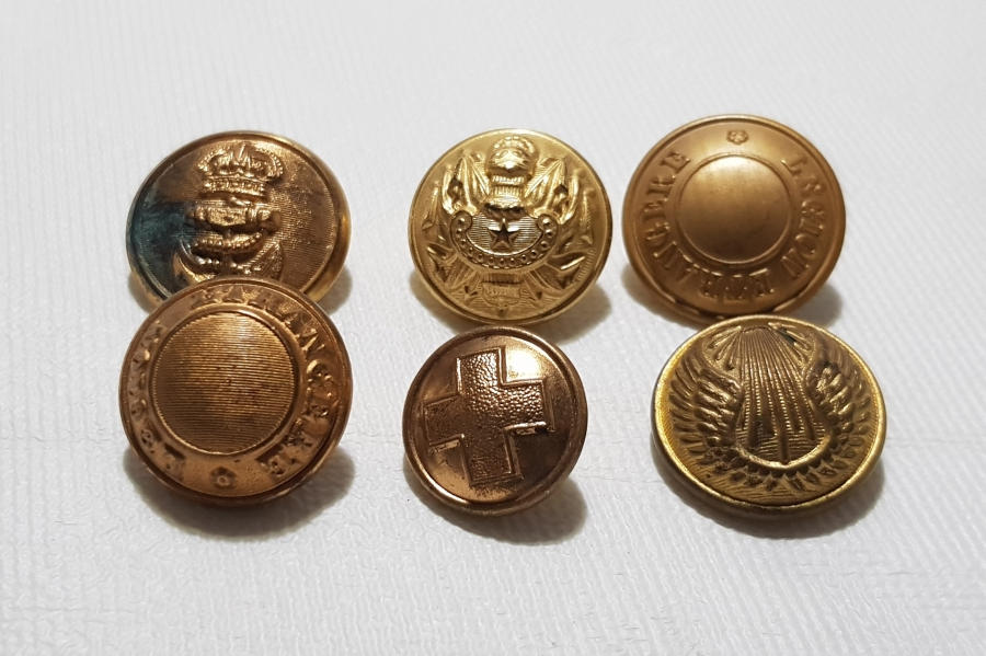 1. DÜNYA SAVAŞI DÖNEMİ NADİR SUBAY DÜĞMELERİ