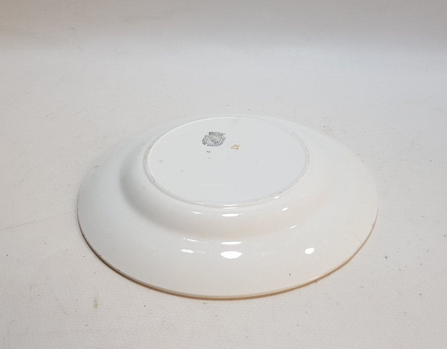 OSMANLI DÖNEMİ AY YILDIZLI PORSELEN TABAK