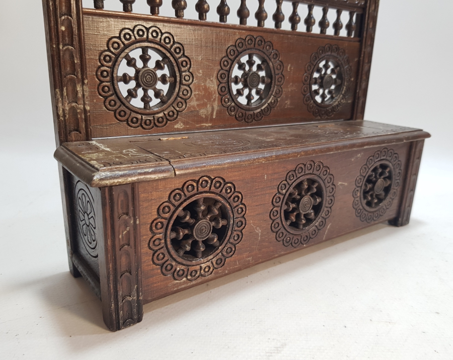 ANTİKA KANEPE FORMLU AHŞAP MÜCEVHER KUTUSU