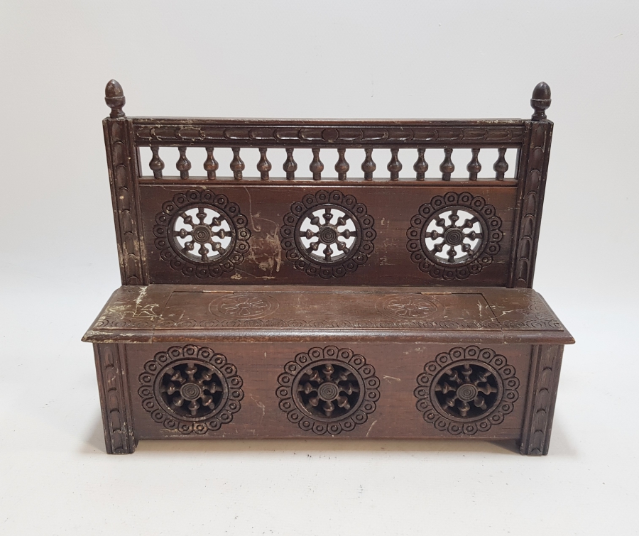 ANTİKA KANEPE FORMLU AHŞAP MÜCEVHER KUTUSU