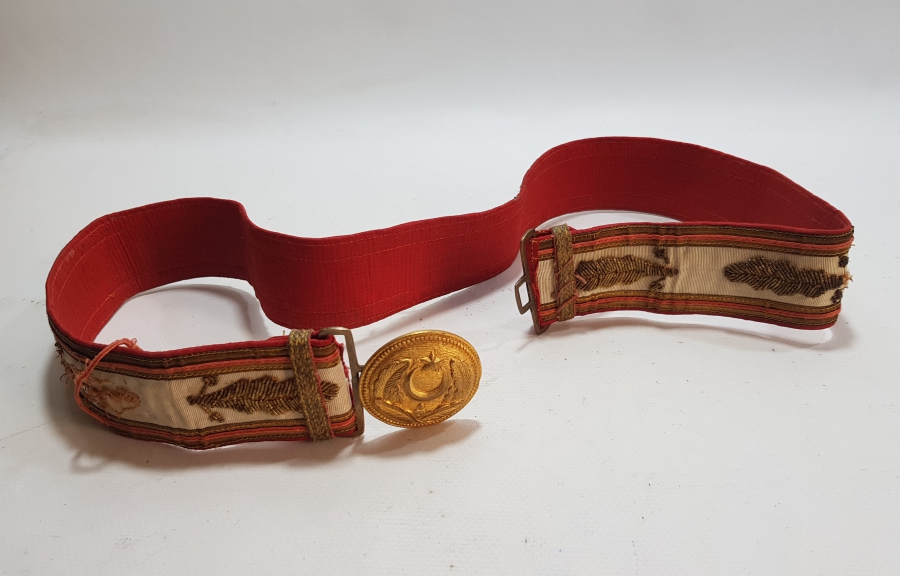 1. DÜNYA SAVAŞI DÖNEMİ OSMANLI SUBAY KEMERİ