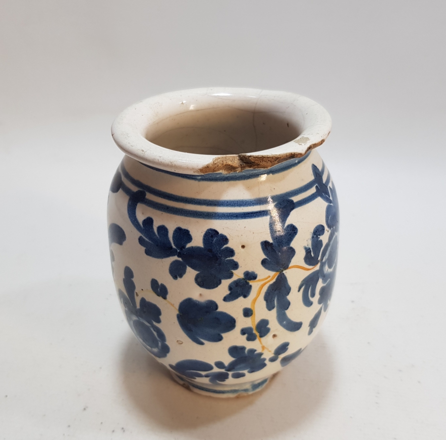 OSMANLI DÖNEMİ HACI İŞİ PORSELEN HURMA KÜPÜ