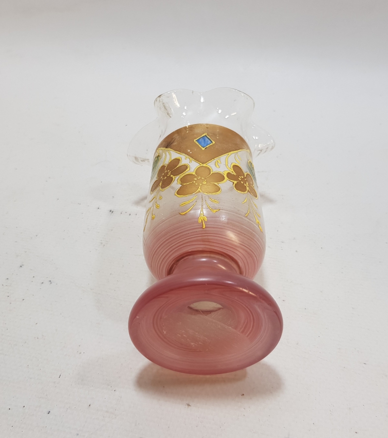 OSMANLI DÖNEMİ ALTIN SIVAMA İŞÇİLİKLİ ÇOOK NADİR KRİSTAL KAŞIKLIK