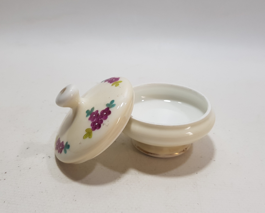 OSMANLI DÖNEMİ KAPAKLI PORSELEN ŞEKERLİK