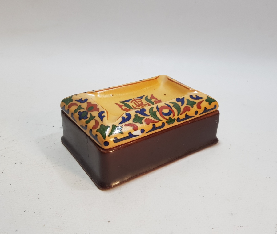 CONSTANTINOPLE - OSMANLI DÖNEMİ TURMAC PORSELEN SİGARALIK VE KÜL TABLASI