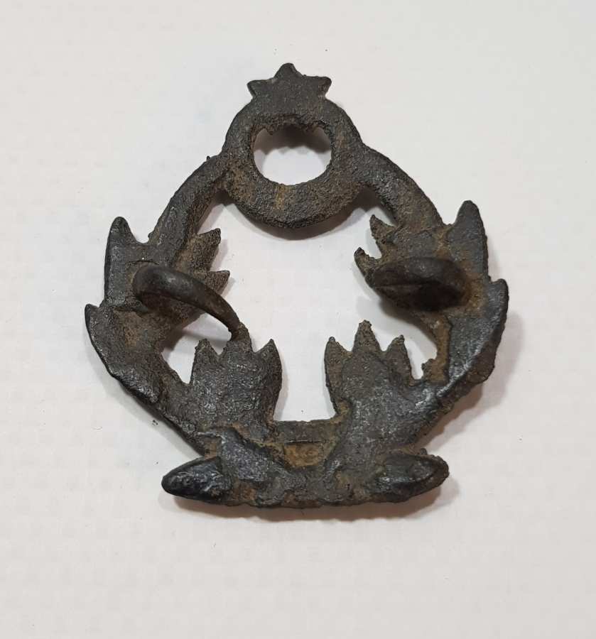 1. DÜNYA SAVAŞI OSMANLI SUBAY ŞAPKA KOKARTI