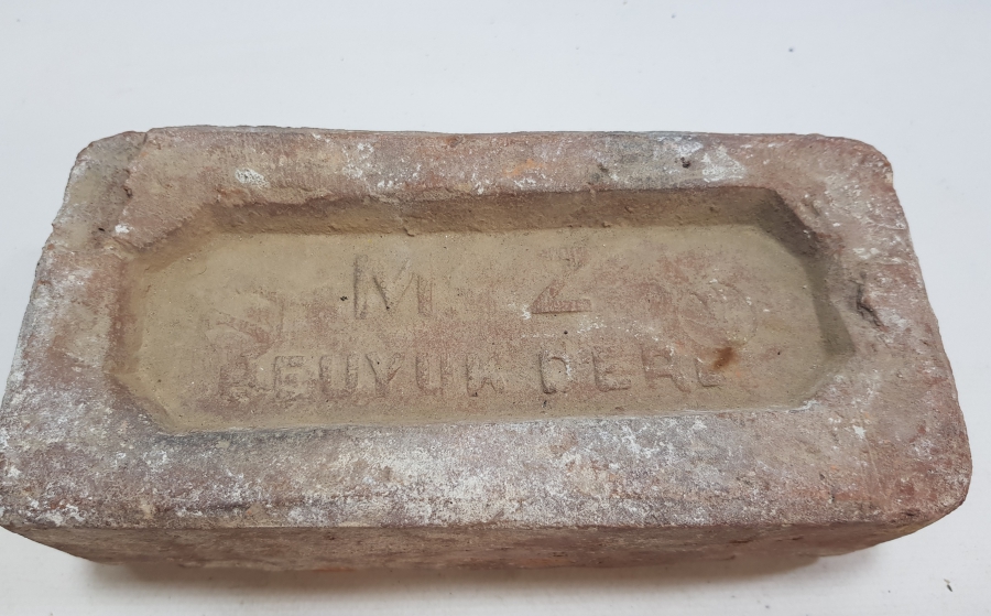 OSMANLI DÖNEMİ OK NADİR FRANSIZCA BÜYÜKDERE YAZILI TUĞLA