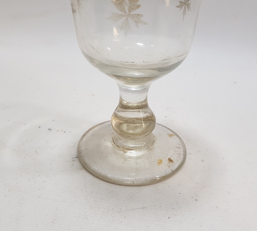 OSMANLI DÖNEMİ KOPARMA KRİSTAL KADEH