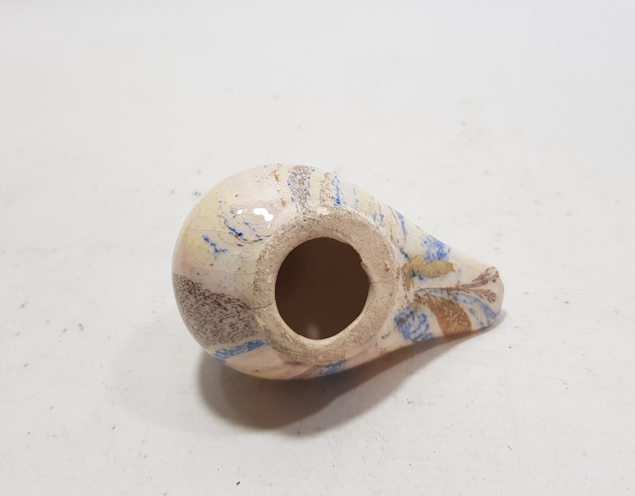 SANATÇI İŞİ ANTİKA KÜTAHYA KUŞ BİBLOSU