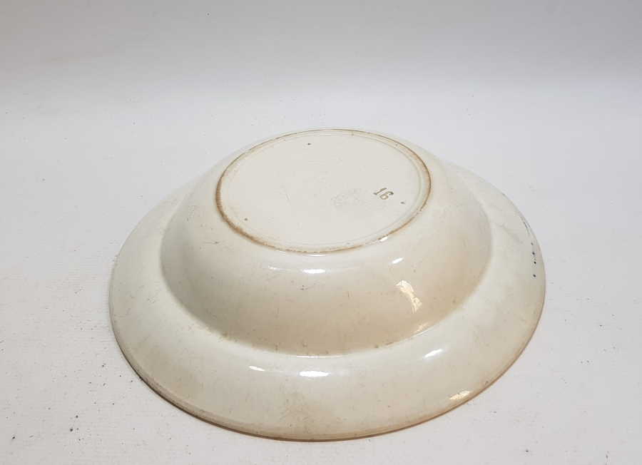 OSMANLI DÖNEMİ ÇİÇEKKLİ PORSELEN TABAK