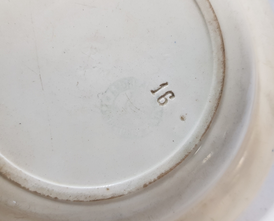 OSMANLI DÖNEMİ ÇİÇEKKLİ PORSELEN TABAK