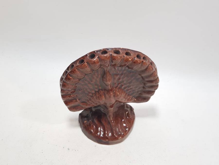 ANTİKA KÜTAHYA İŞİ TAVUSKUŞU FORMLU SİGARALIK