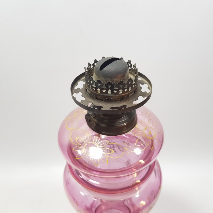 OSMANLI DÖNEMİ ALTIN YALDIZLI VE MİNELİ BÜYÜK BOY LAMBA