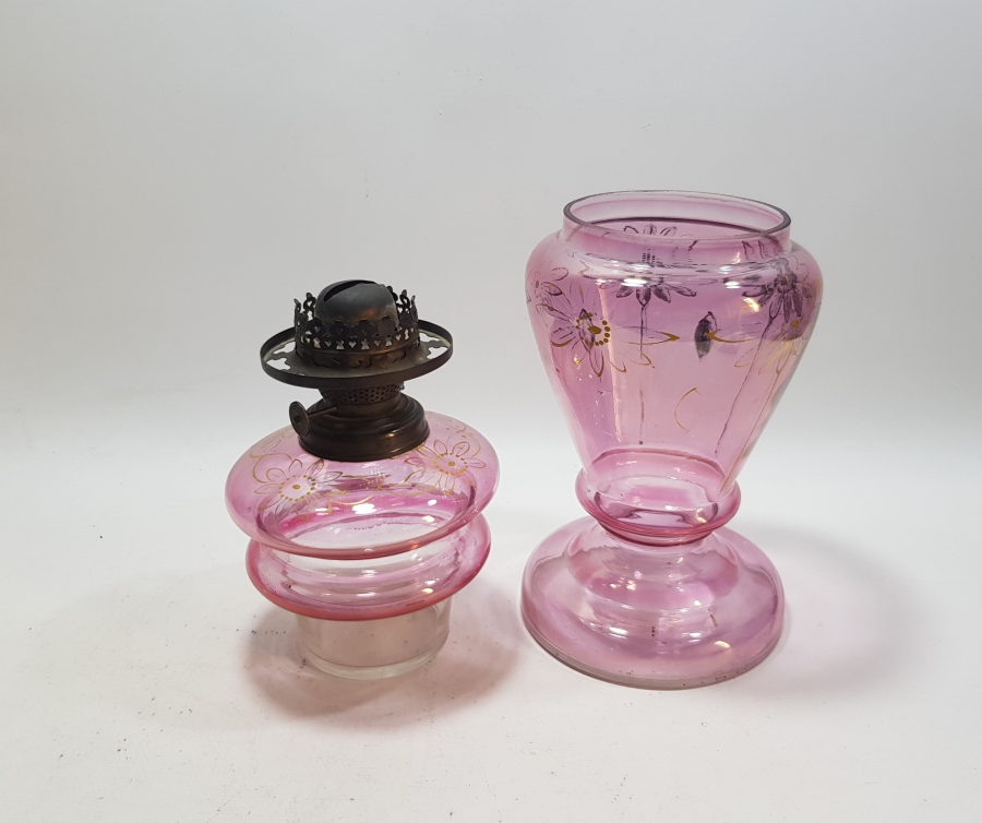 OSMANLI DÖNEMİ ALTIN YALDIZLI VE MİNELİ BÜYÜK BOY LAMBA