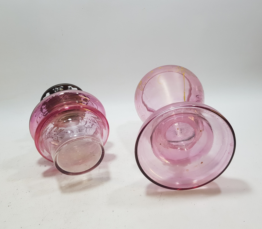 OSMANLI DÖNEMİ ALTIN YALDIZLI VE MİNELİ BÜYÜK BOY LAMBA