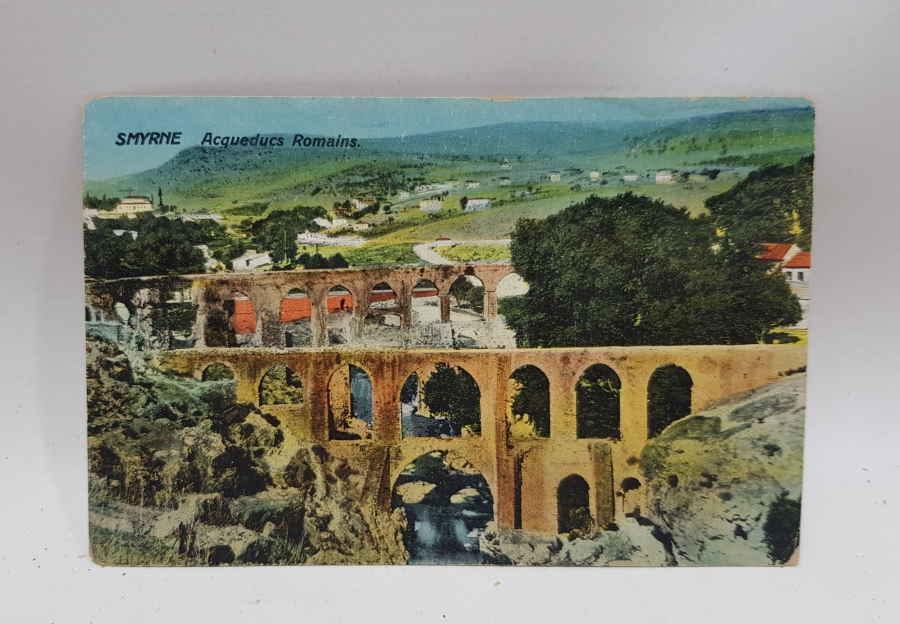 OSMANLI KARTPOSTAL: İZMİR SU KEMERLERİ