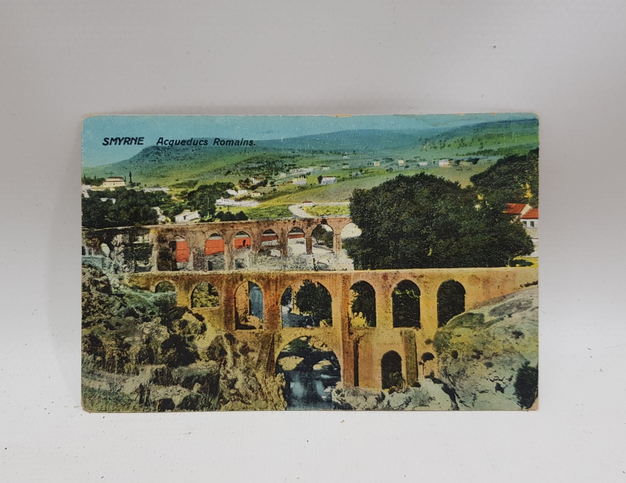 OSMANLI KARTPOSTAL: İZMİR SU KEMERLERİ