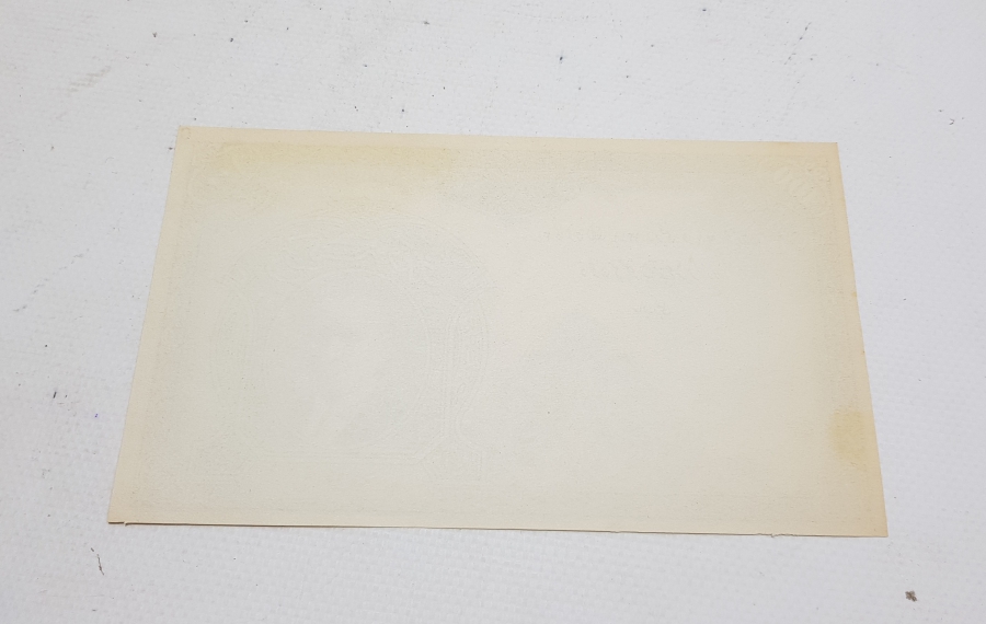 T.C. 1. EMİSYON OSMANLICA YAZILI MATBU BASKI 100 LİRA