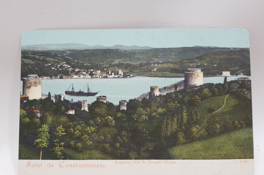 OSMANLI KARTPOSTAL: BOĞAZİÇİ VE RUMELİHİSARI