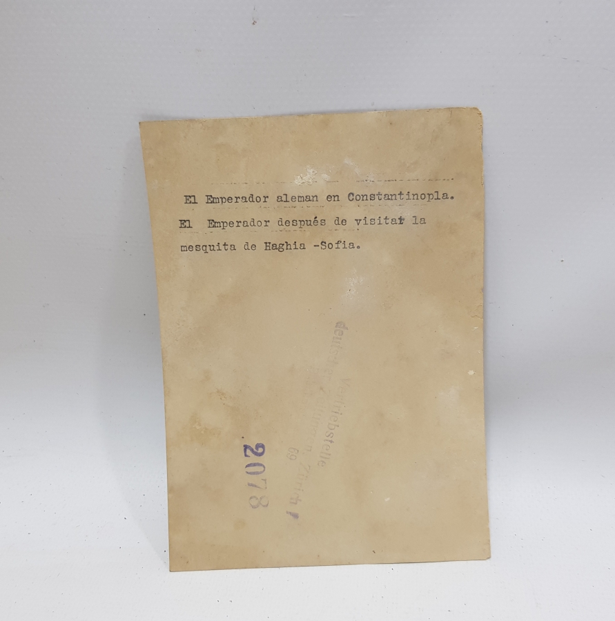 1. DÜNYA SAVAŞI: ALMAN İMPARATORU KAISER WILHELM'İN AYASOFYA CAMİİ ZİYARETİ