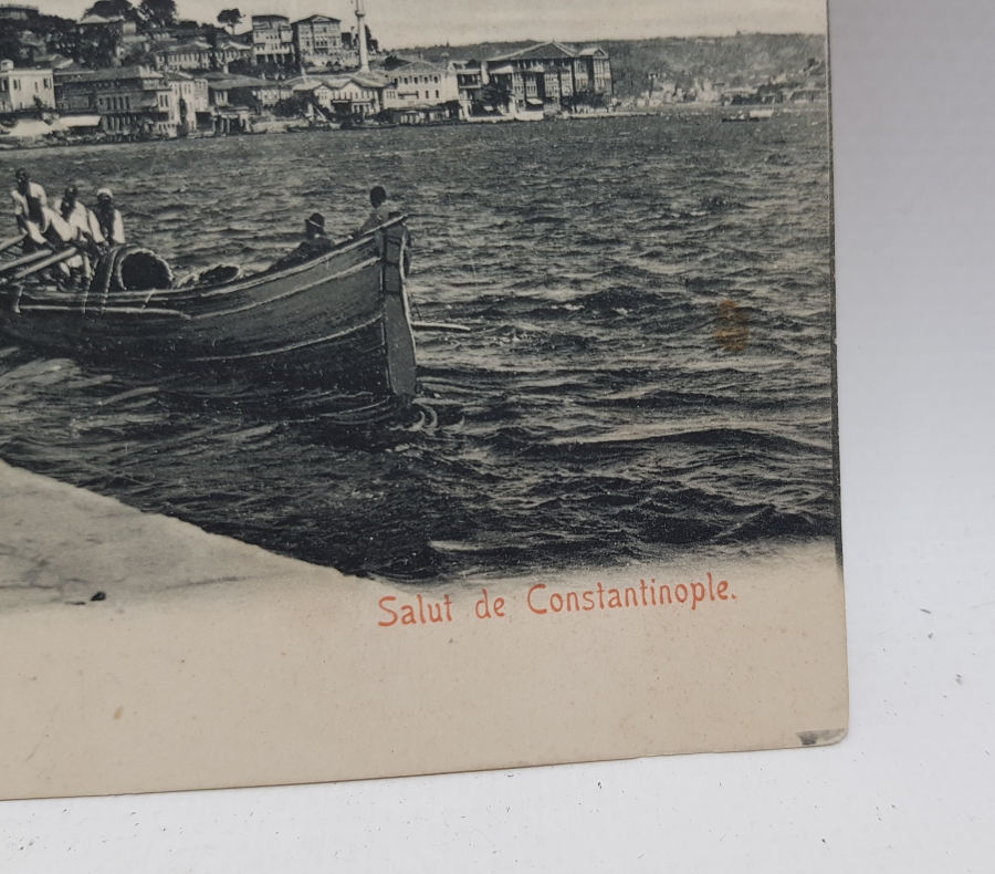 OSMANLI KARTPOSTAL: İSTANBUL ARNAVUTKÖY SAHİLİ