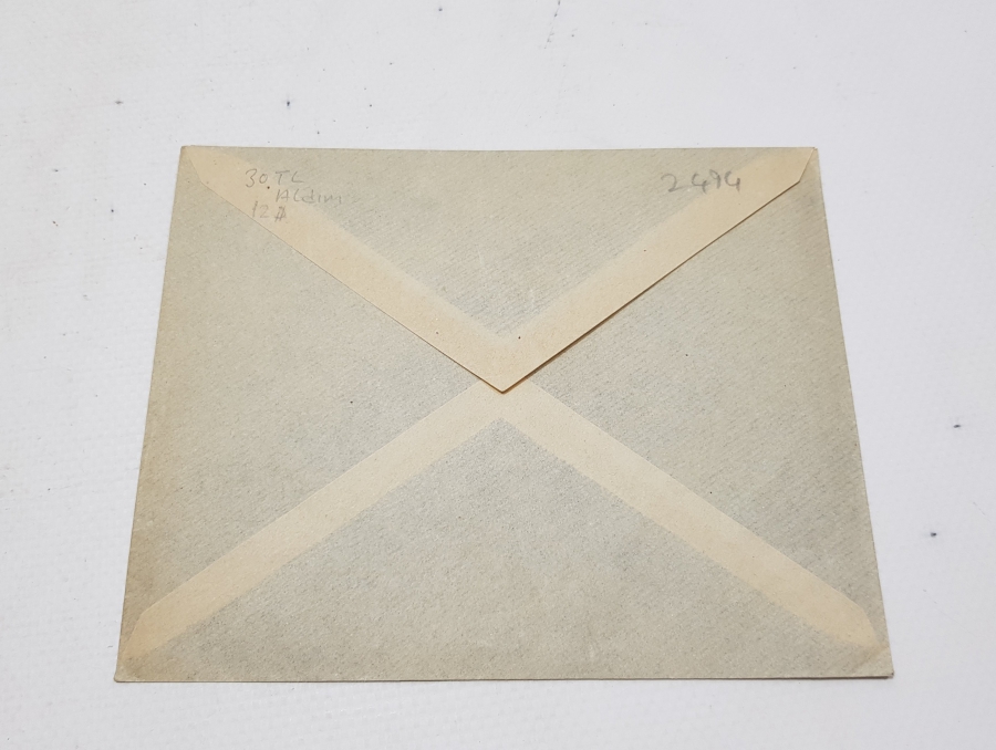 OSMANLICA AYVALIK GENÇ BİRADERLER TİCARETHANESİ ANTETLİ ZARF