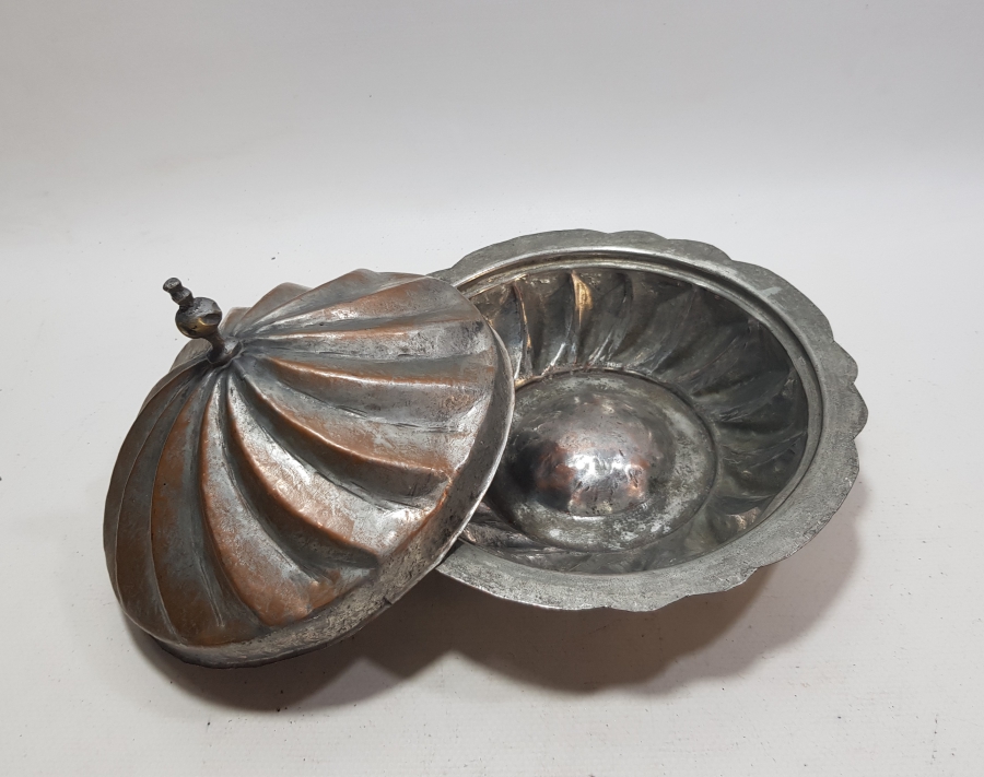 OSMANLI DÖNEMİ TEKKE İŞİ SARIK MODEL SİKKE TUTAMAÇLI BAKIR SAHAN