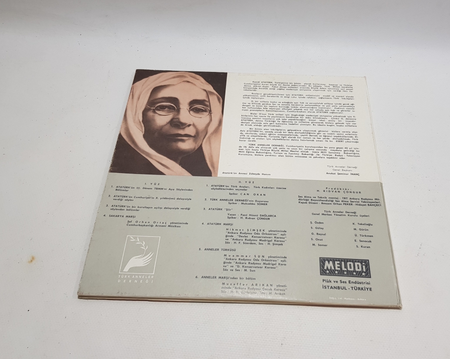 ORJİNAL SESİYLE ÇOK NADİR ATATÜRK PLAĞI