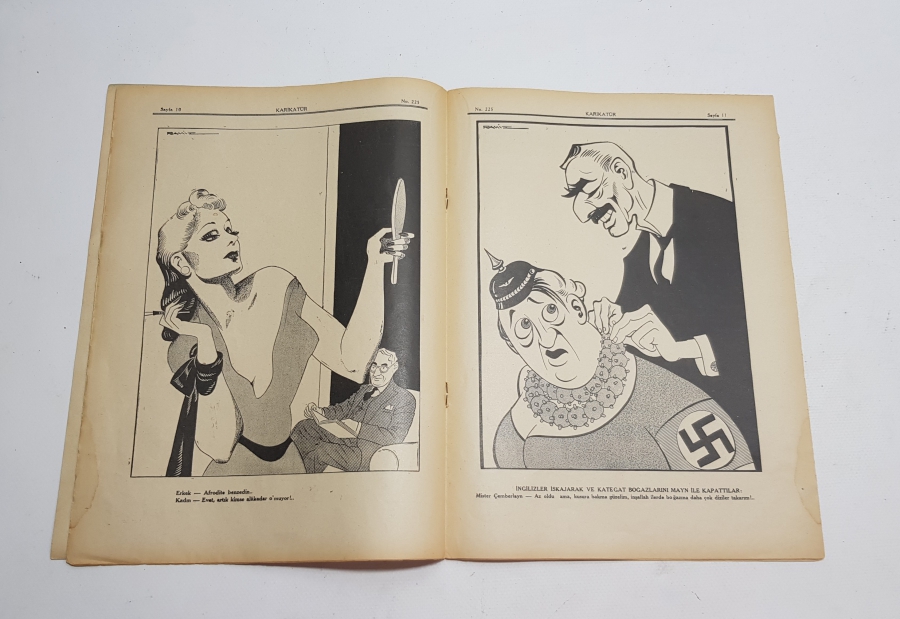 2. DÜNYA SAVAŞI 1940 TARİHLİ KARİKATÜR DERGİSİ