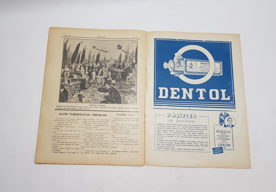 2. DÜNYA SAVAŞI 1940 TARİHLİ KARİKATÜR DERGİSİ