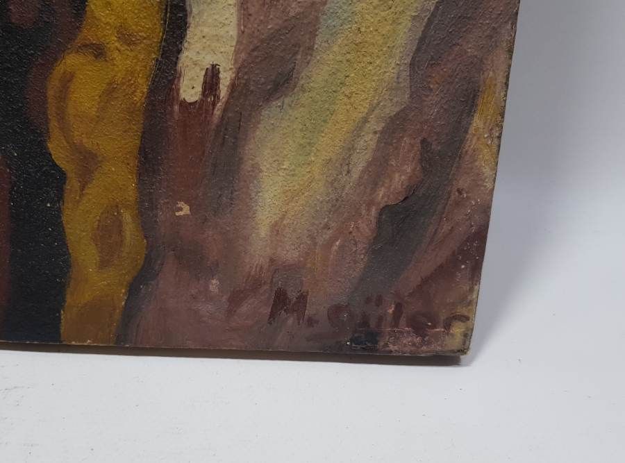 RESSAM MEHMET GÜLER İMZALI YAĞLI BOYA TABLO