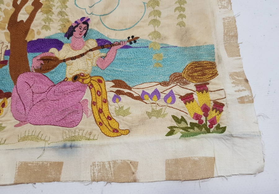 OSMANLI DÖNEMİ RUM İŞİ İĞNE OYALI TABLO