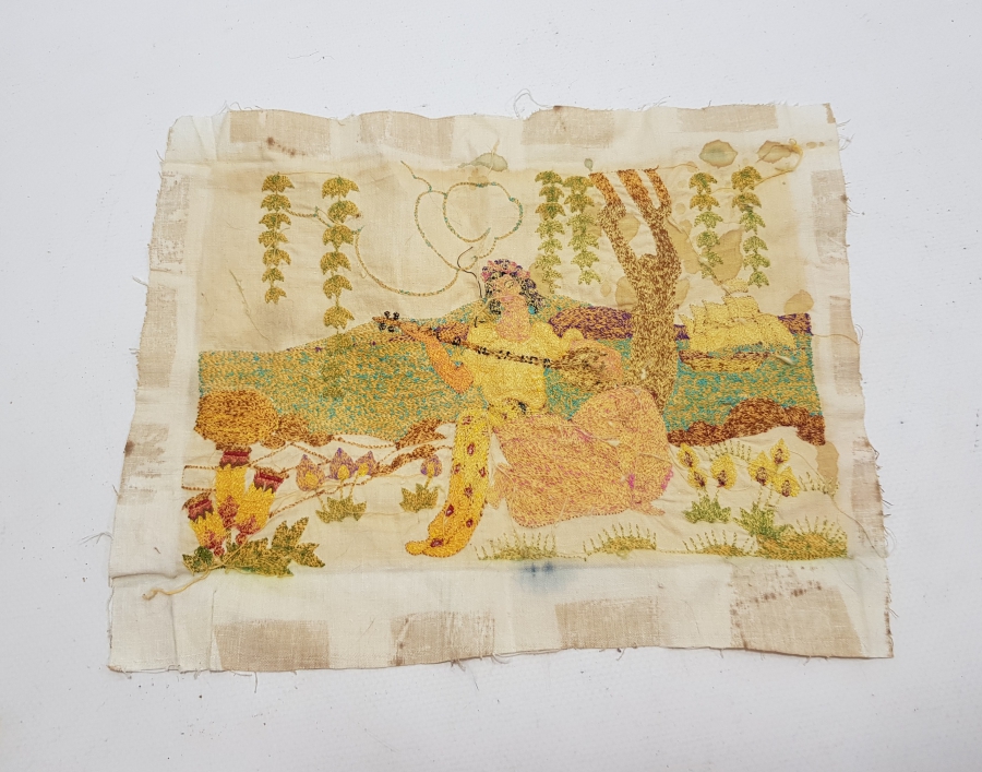 OSMANLI DÖNEMİ RUM İŞİ İĞNE OYALI TABLO