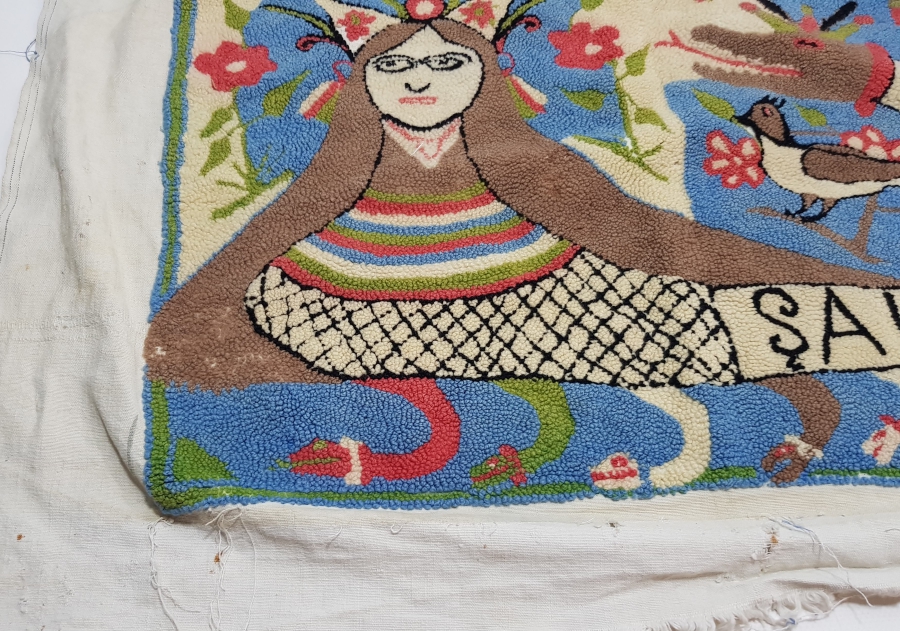 1937 TARİHLİ EL YAPIMI ÇOK NADİR GOBLEN ŞAHMARAN PANOSU