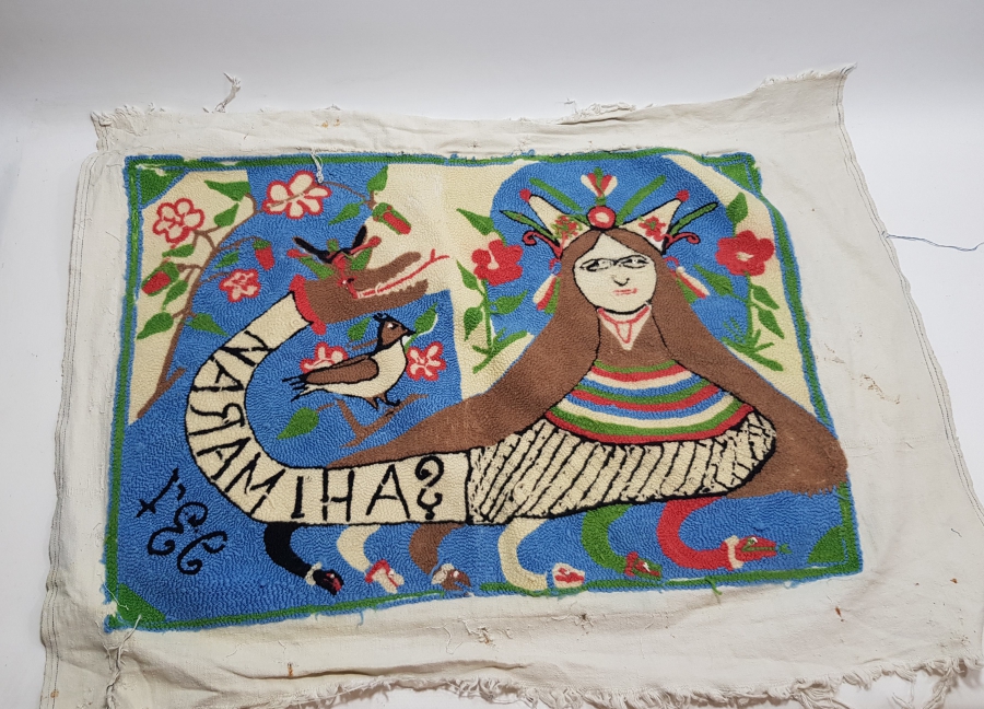 1937 TARİHLİ EL YAPIMI ÇOK NADİR GOBLEN ŞAHMARAN PANOSU