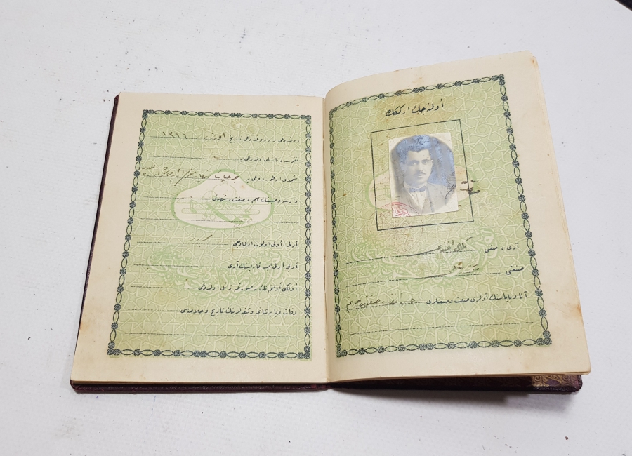 ÜZERİ OSMANLICA YAZILI ORJİNAL KABINDA EVLİLİK CÜZDANI