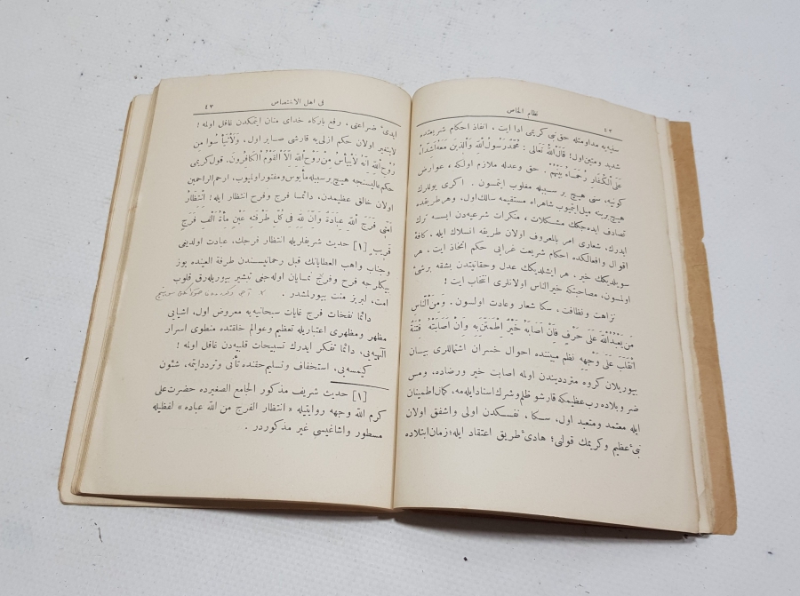 OSMANLICA KİTAP: NİZAM-ÜL HAS EHL-İ İHTİSAS