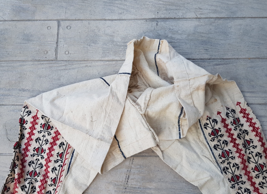 OSMANLI DÖNEMİ ÜZERİ EL İŞLEMELİ KADIN ŞALVARI