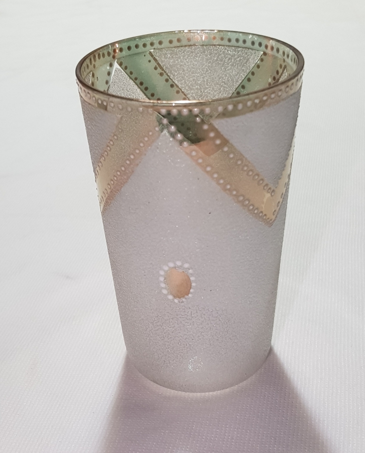 OSMANLI DÖNEMİ NADİR FORMDA ŞERBET BARDAĞI