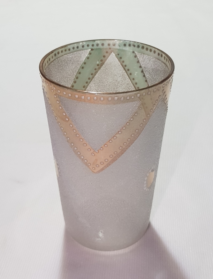 OSMANLI DÖNEMİ NADİR FORMDA ŞERBET BARDAĞI