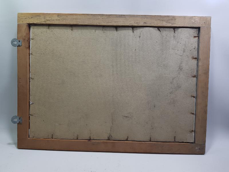 ANTİKA OSMANLICA YAZILI CAM ALTI MUSTAFA KEMAL ATATÜRK TABLOSU