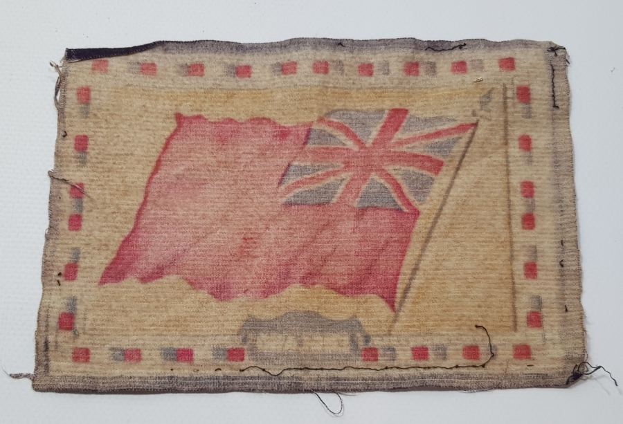 ANTİKA KADİFE JAPONYA VE İNGİLTERE BAYRAĞI