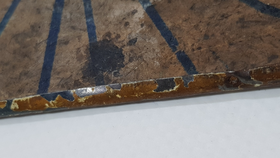 OSMANLI DÖNEMİ RUMCA YAZILI AZİZ GEORGE EL BOYAMA İKONA