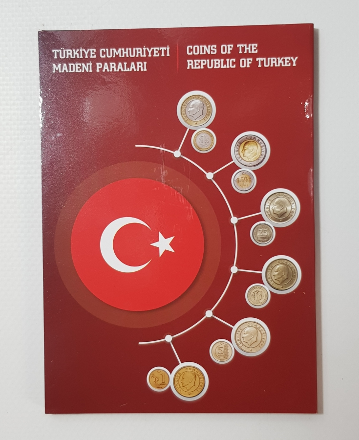 TÜRKİYE CUMHURİYETİ MADENİ PARALARI HATIRA PARA SETİ