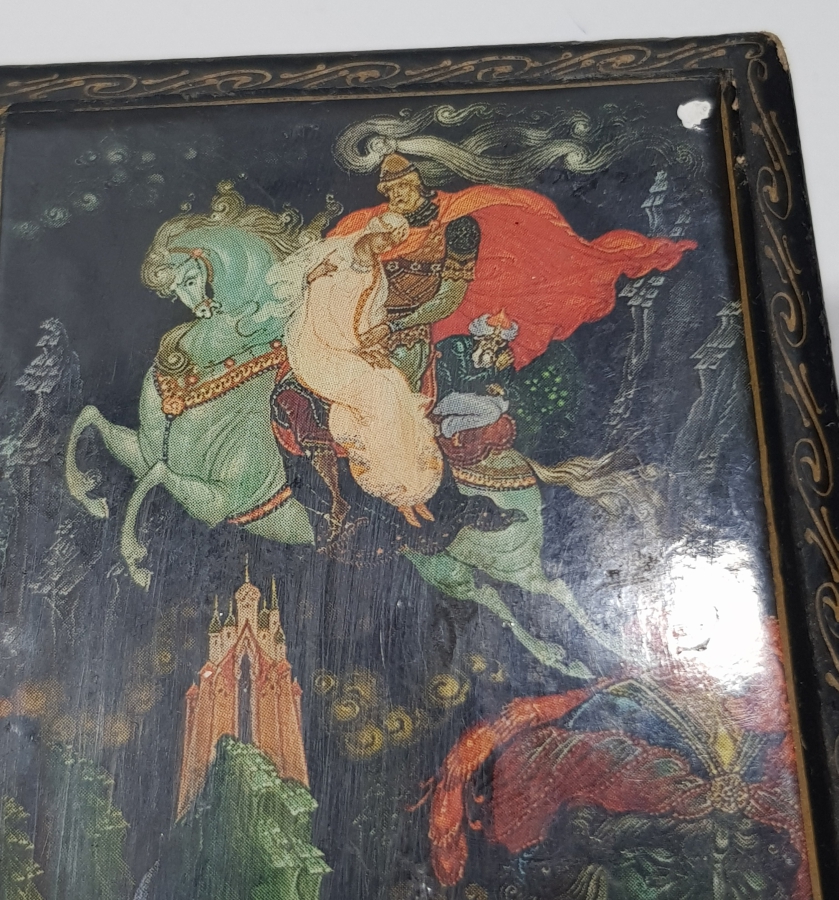 OSMANLI DÖNEMİ ORYANTAL PAPIER MACHE KUTU