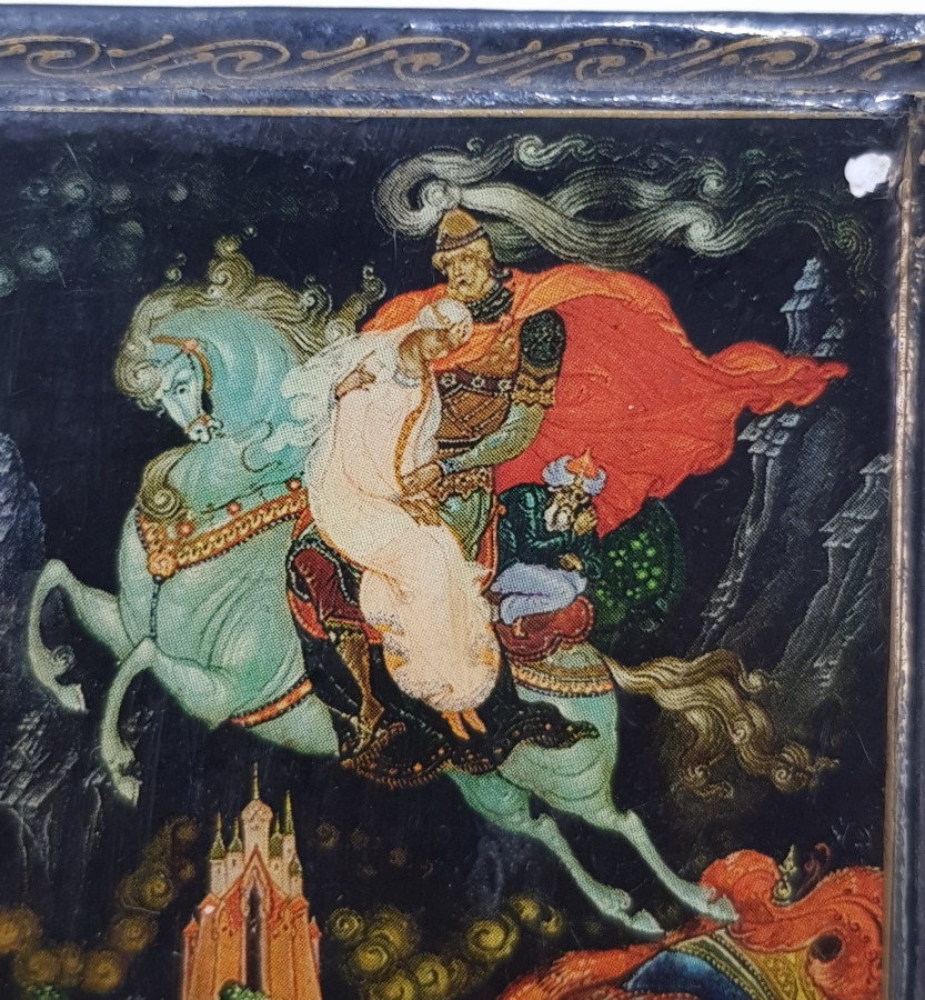 OSMANLI DÖNEMİ ORYANTAL PAPIER MACHE KUTU