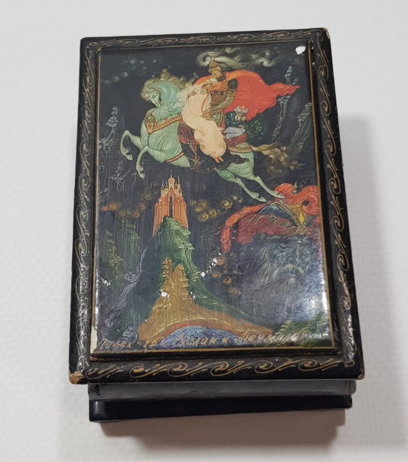 OSMANLI DÖNEMİ ORYANTAL PAPIER MACHE KUTU