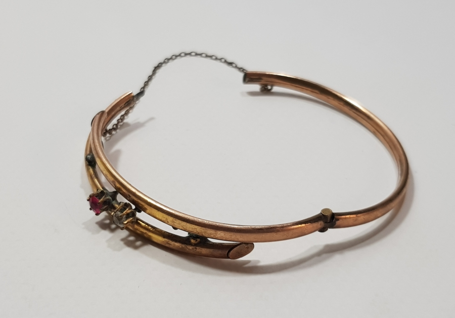 OSMANLI DÖNEMİ ALTIN KAPLAMA BİLEZİK