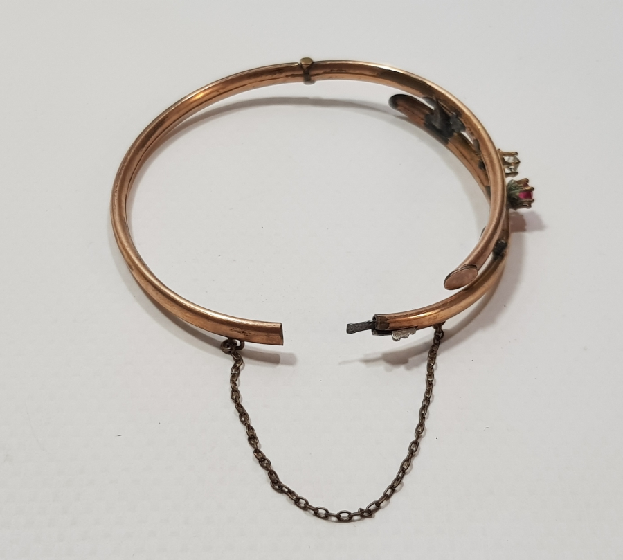 OSMANLI DÖNEMİ ALTIN KAPLAMA BİLEZİK