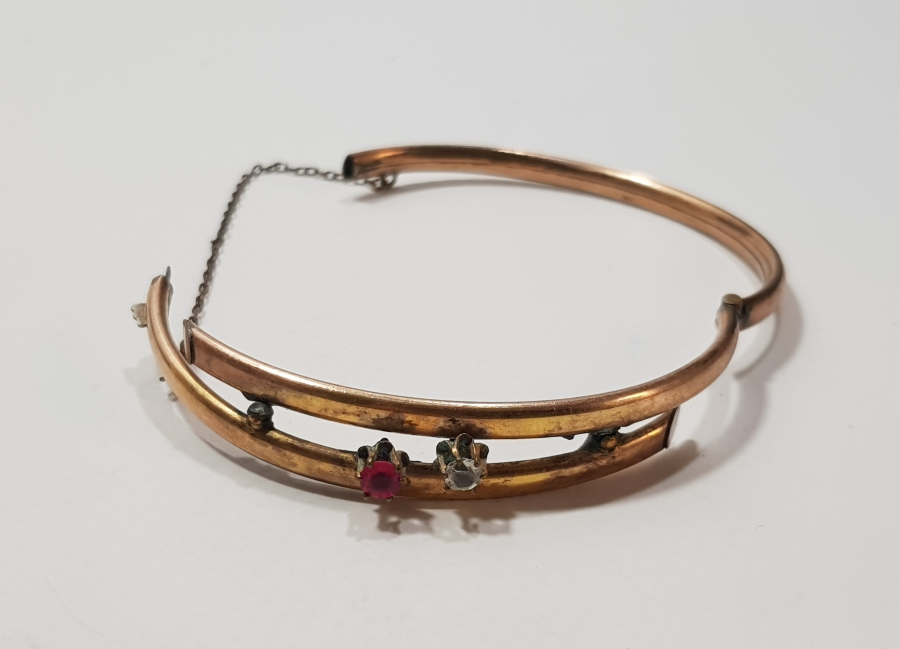 OSMANLI DÖNEMİ ALTIN KAPLAMA BİLEZİK